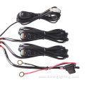 High Quality Remote Control Wiring Harness 2 Light Beads Rgb Led Rock Lights With Remote Controller